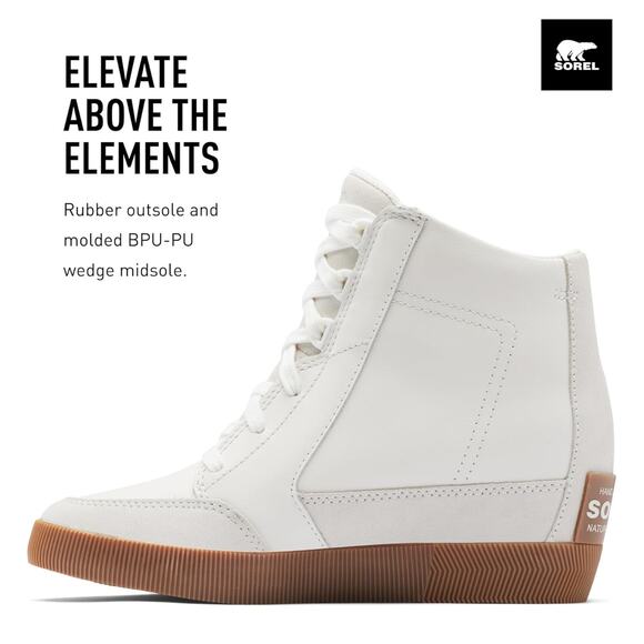 NEW SOREL OUT N ABOUT WEDGE SNEAKER Women's Size 8.5 (Retail $140) - Picture 3 of 5